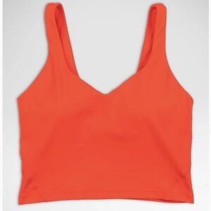 lululemon athletica Orange Crop Top